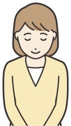 お辞儀イラスト
